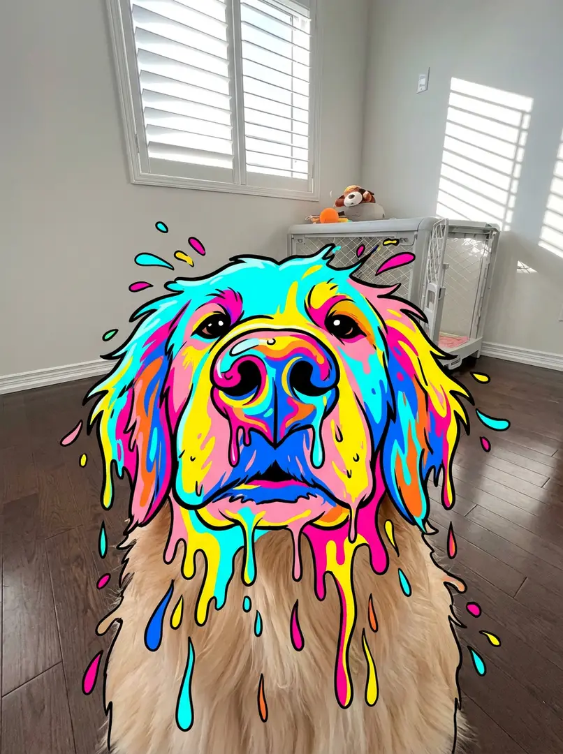 リアルシーンのカートゥーンオブジェクト