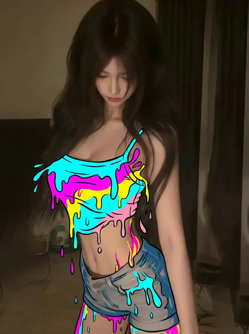 リアルシーンのカートゥーンオブジェクト