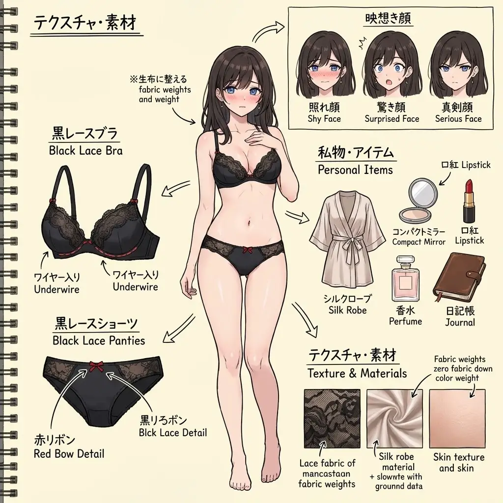 キャラクター深度分解図