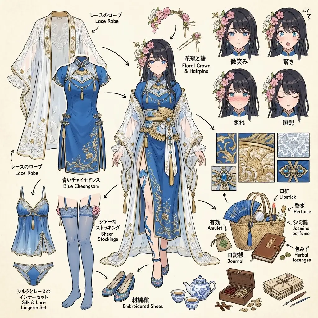 キャラクター深度分解図