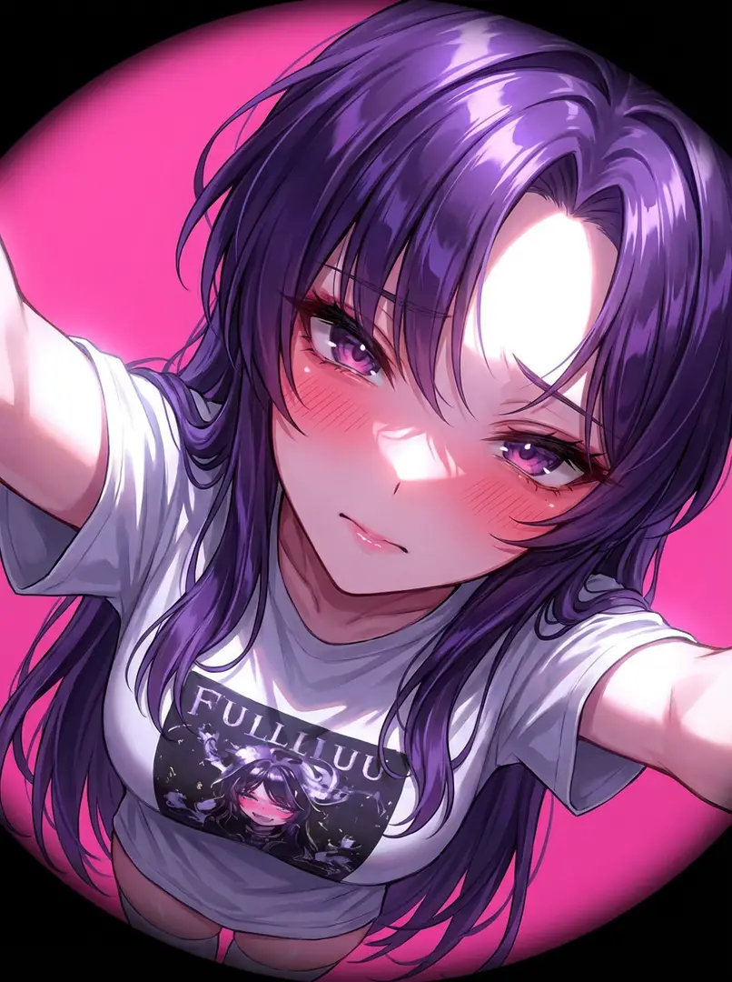 Fisheye Close-Up Selfie