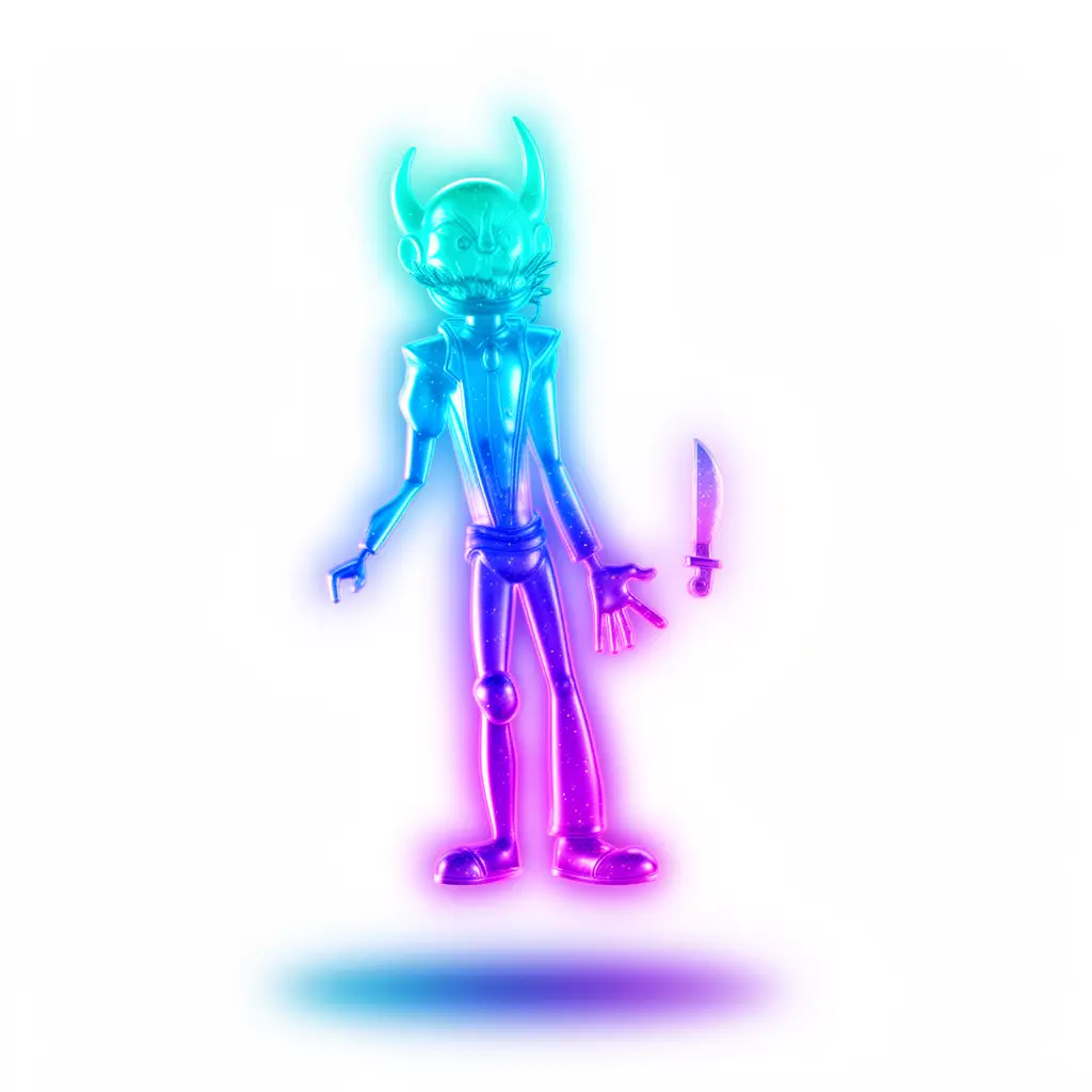 浮遊ガラス質ネオン再テクスチャ