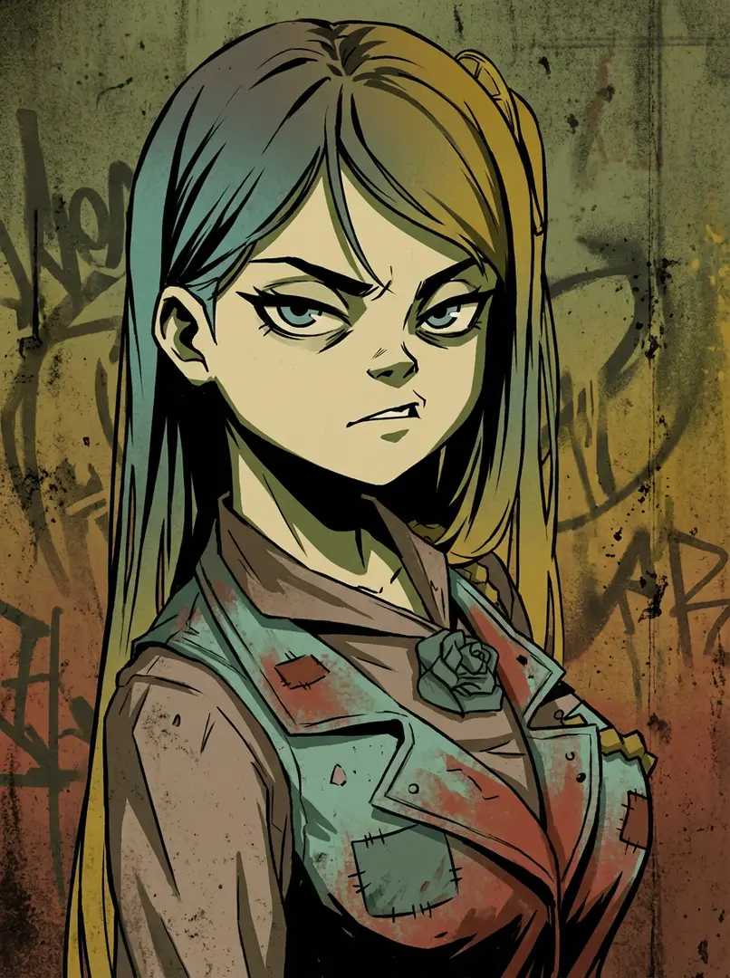 Gritty Gorillaz Illustration