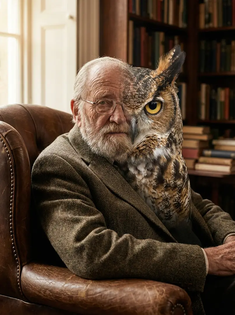 人間を動物に変形させた肖像