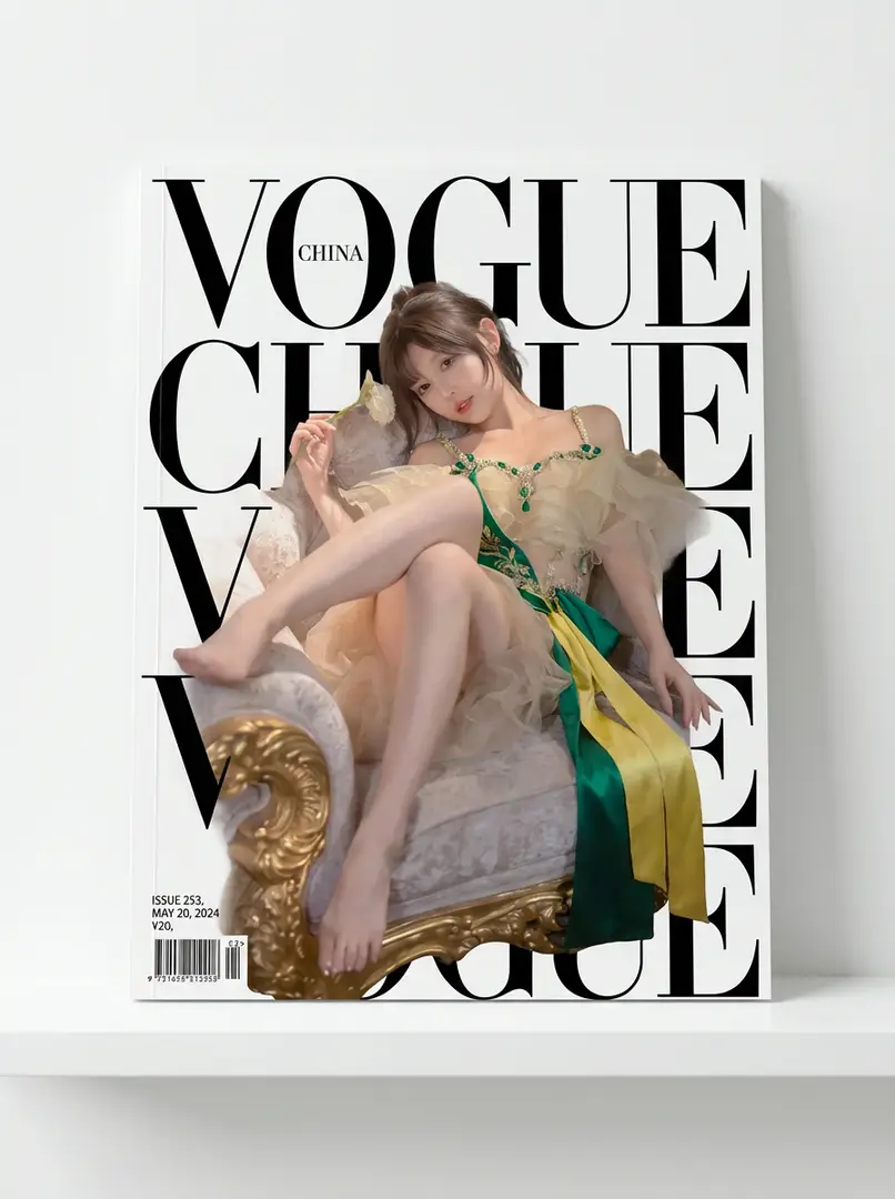 Character Magazine Cover Design