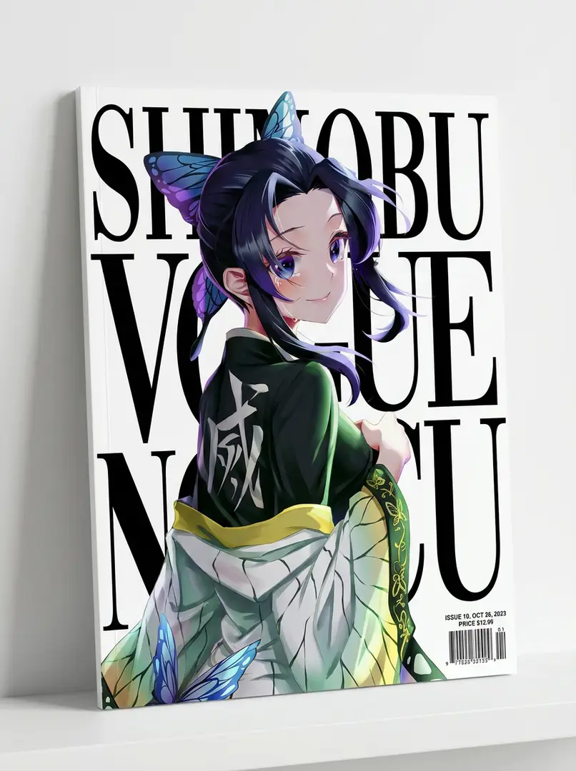 Character Magazine Cover Design