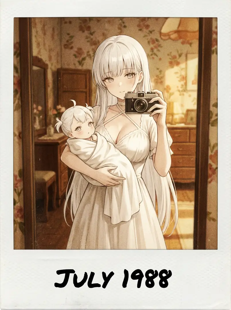 レトロセルフィー：ベビーな自分