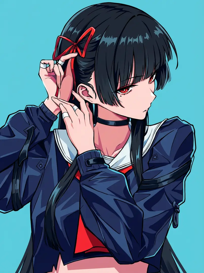 活発なポップアートポートレート